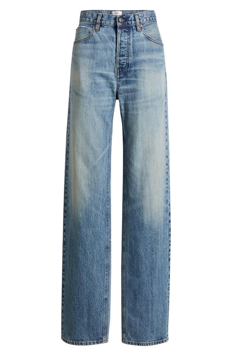 FRAME The Stack Straight Leg Jeans, Alternate, color, Psychic