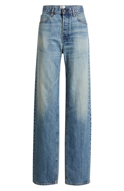 Frame The Stack Straight Leg Jeans In Blue