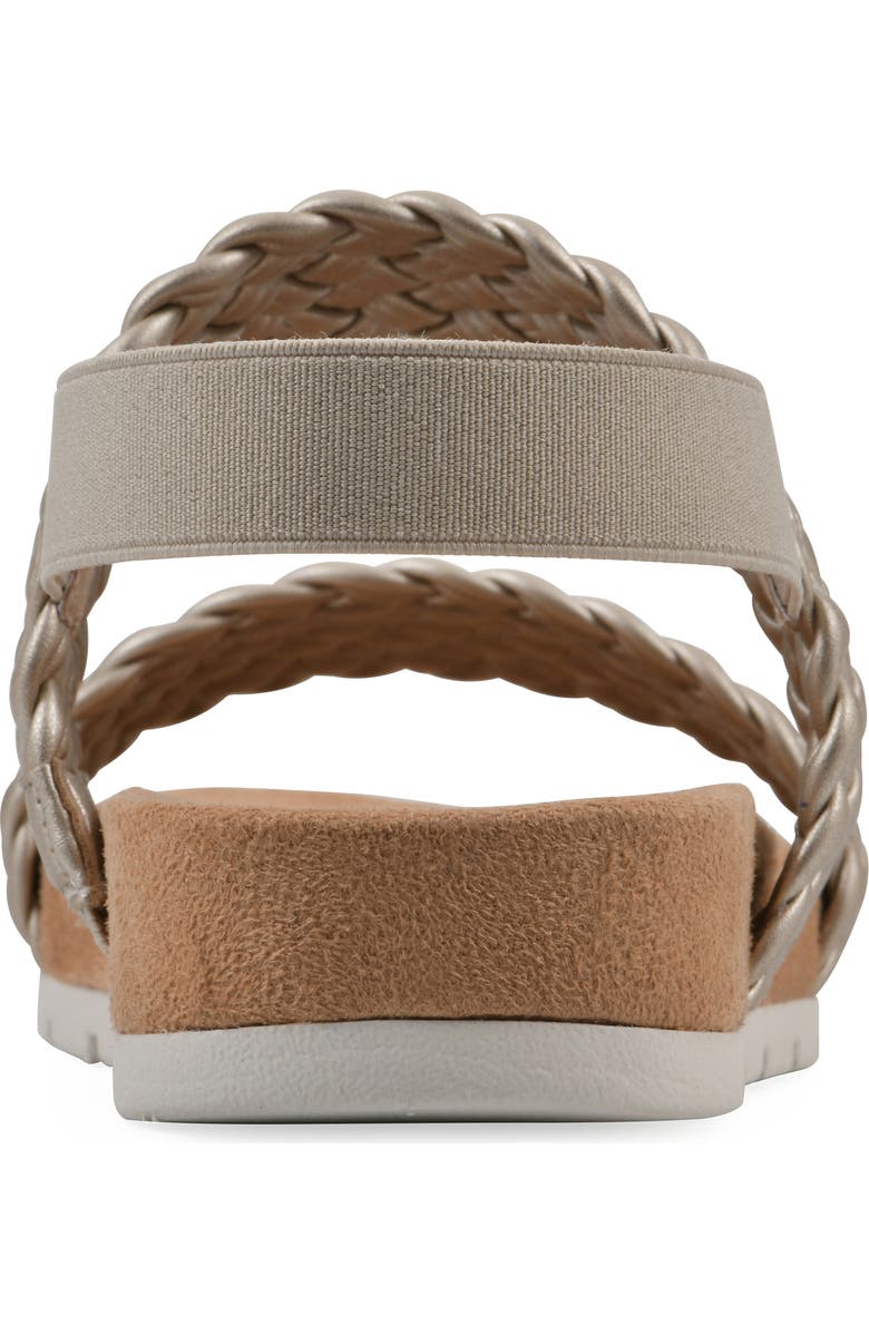 CLIFFS BY WHITE MOUNTAIN Treat Slingback Sandal, Alternate, color, Platino Metallic Smooth