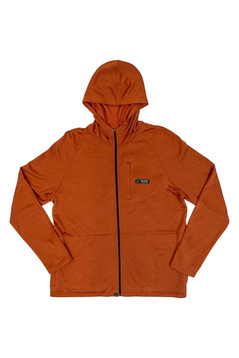 Unisex Baseline Midlayer Fleece Jacket, Main, color, Brick