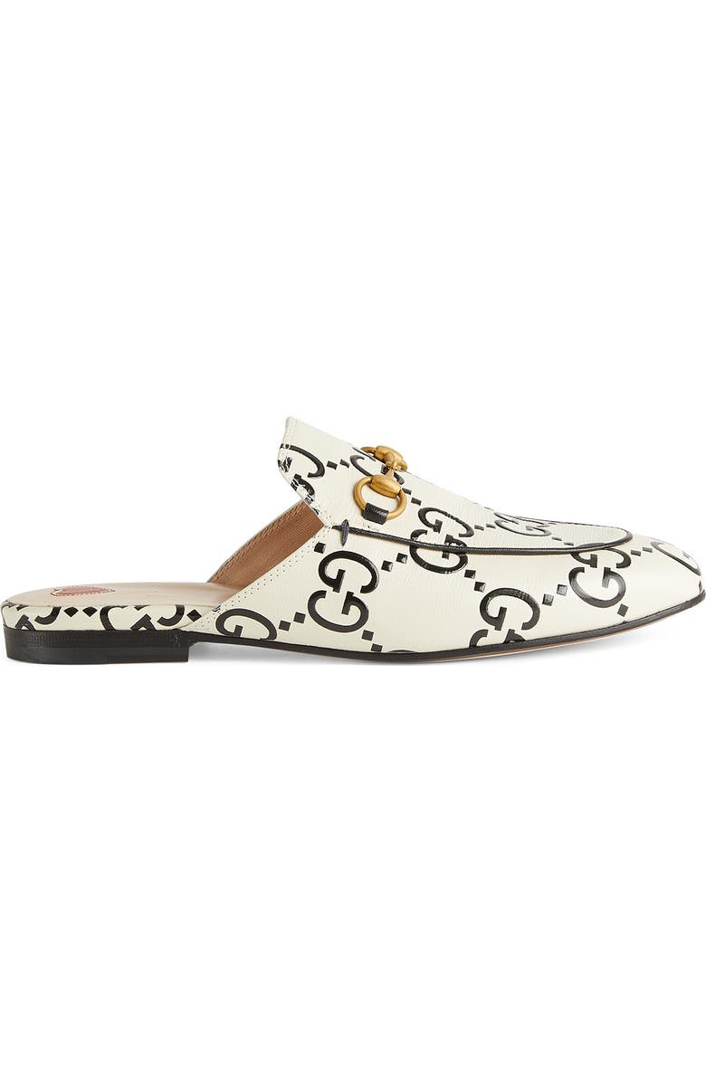 Gucci Princetown GG Logo Horsebit Mule, Alternate, color,