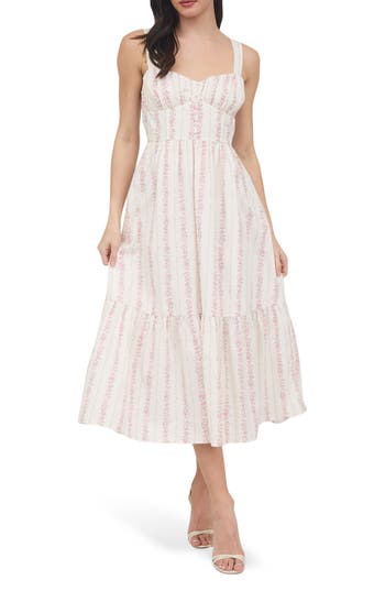 BLU PEPPER BLU PEPPER FLORAL TIERED SUNDRESS