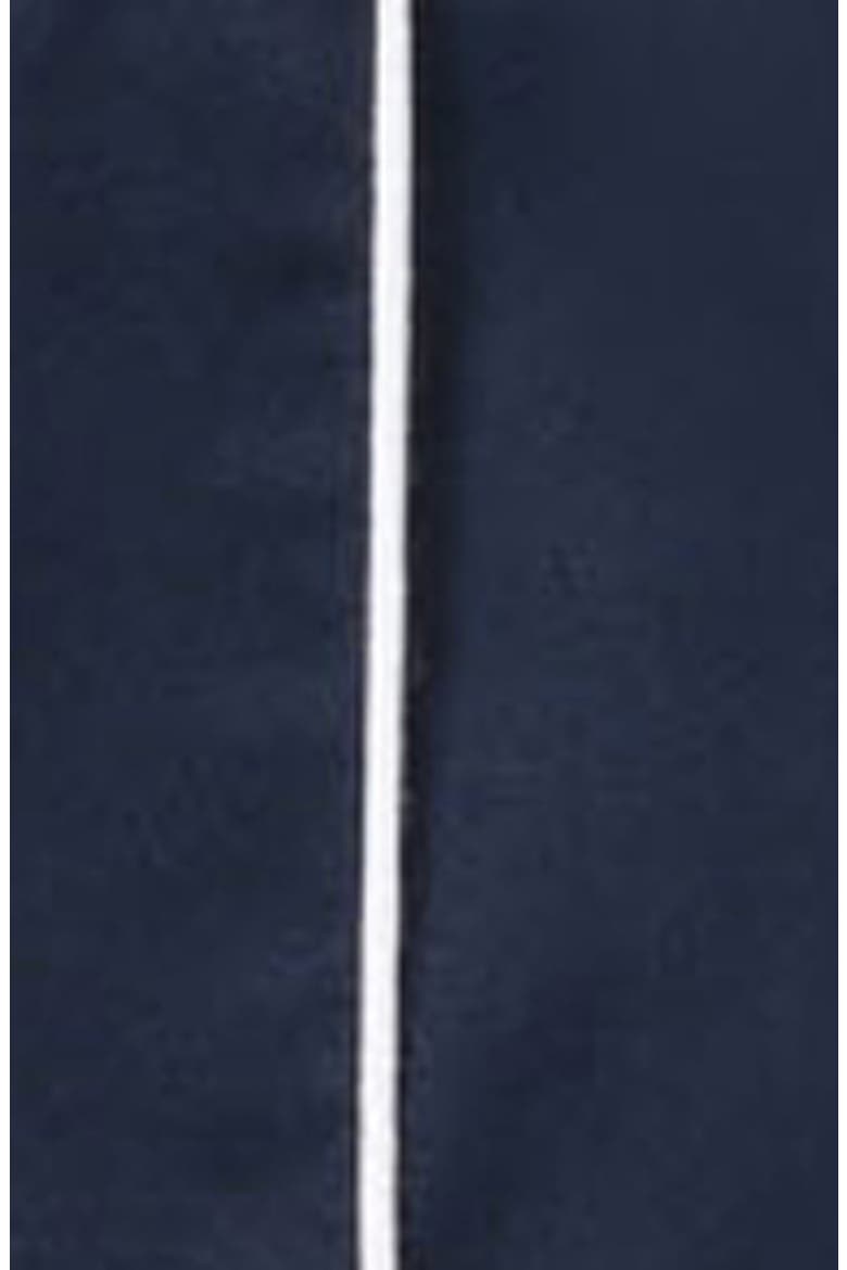 Piping Romper, Alternate, color, NAVY