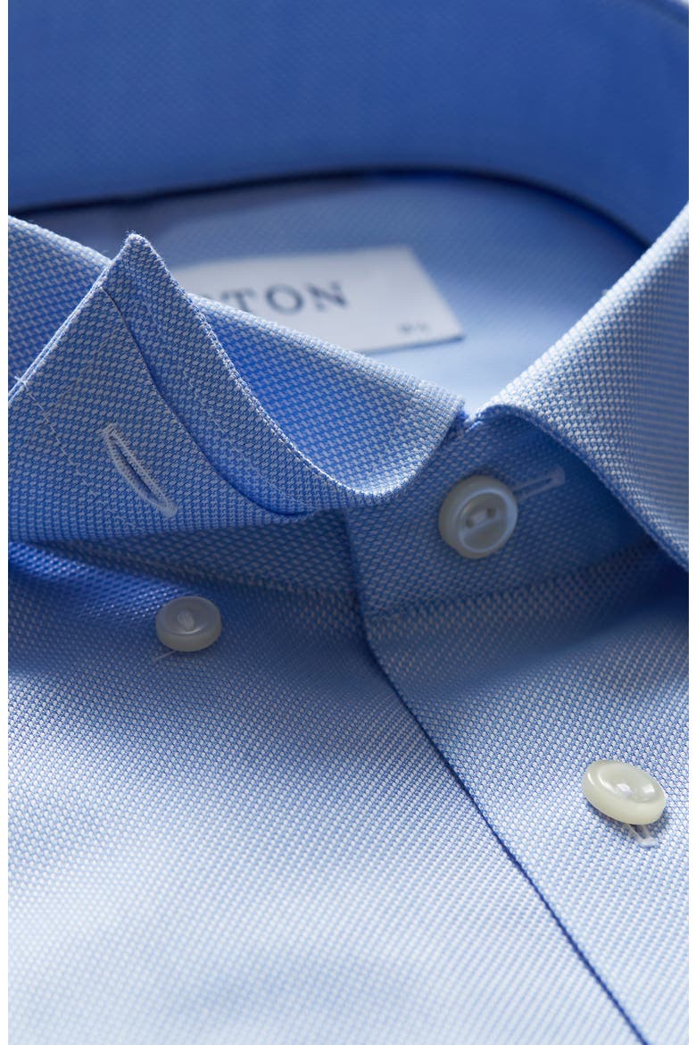 Contemporary Fit Solid Dress Shirt, Alternate, color, BLUE