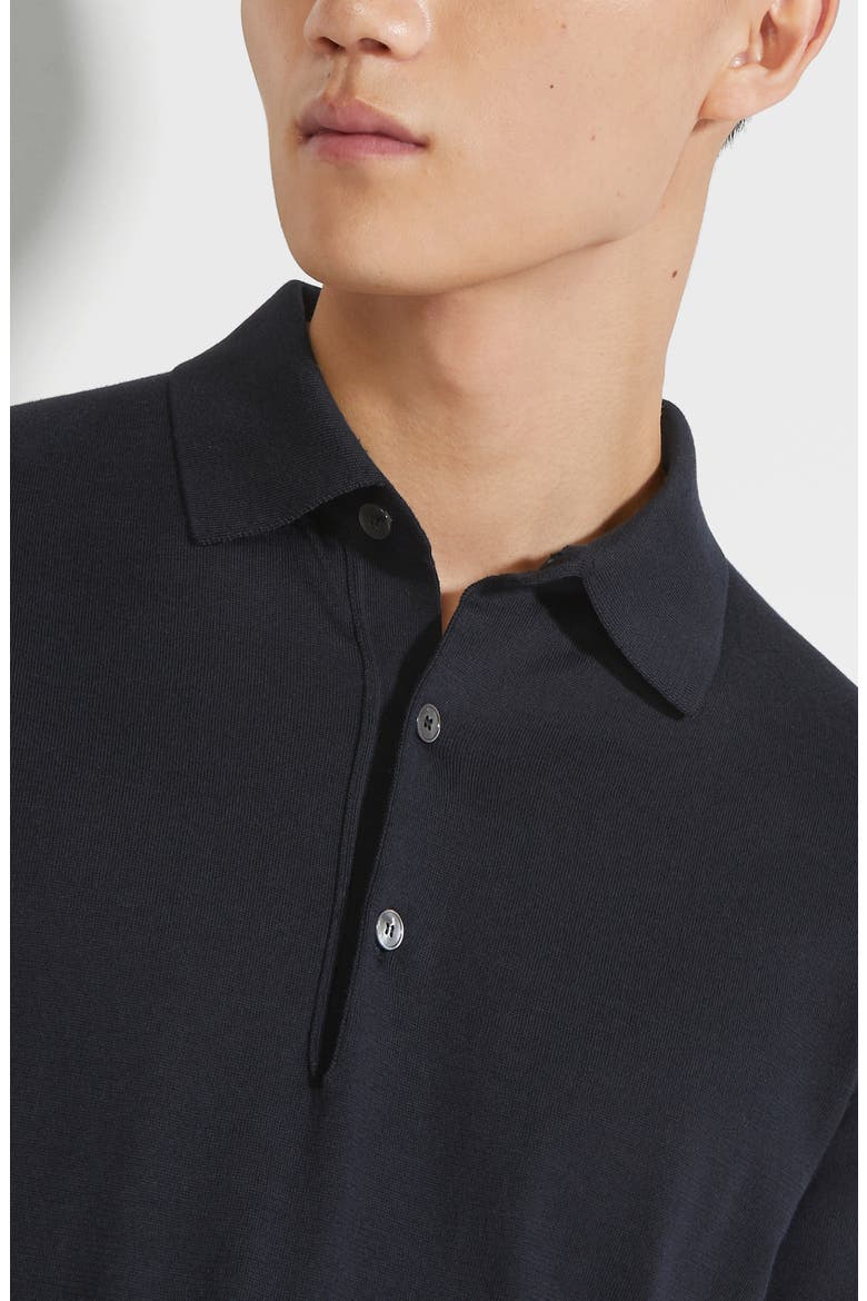 Premium Cotton Polo, Alternate, color, NAVY