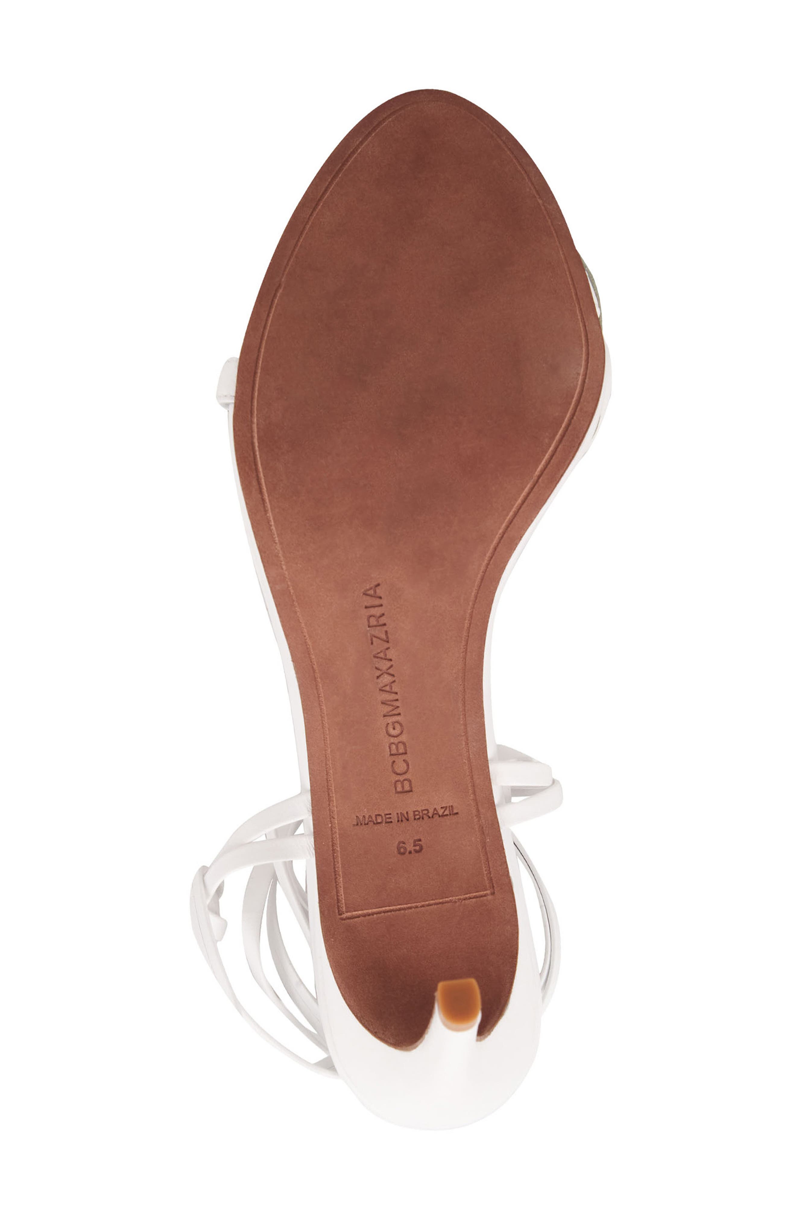 Tannia Ankle Wrap Sandal, Alternate, color, WHITE