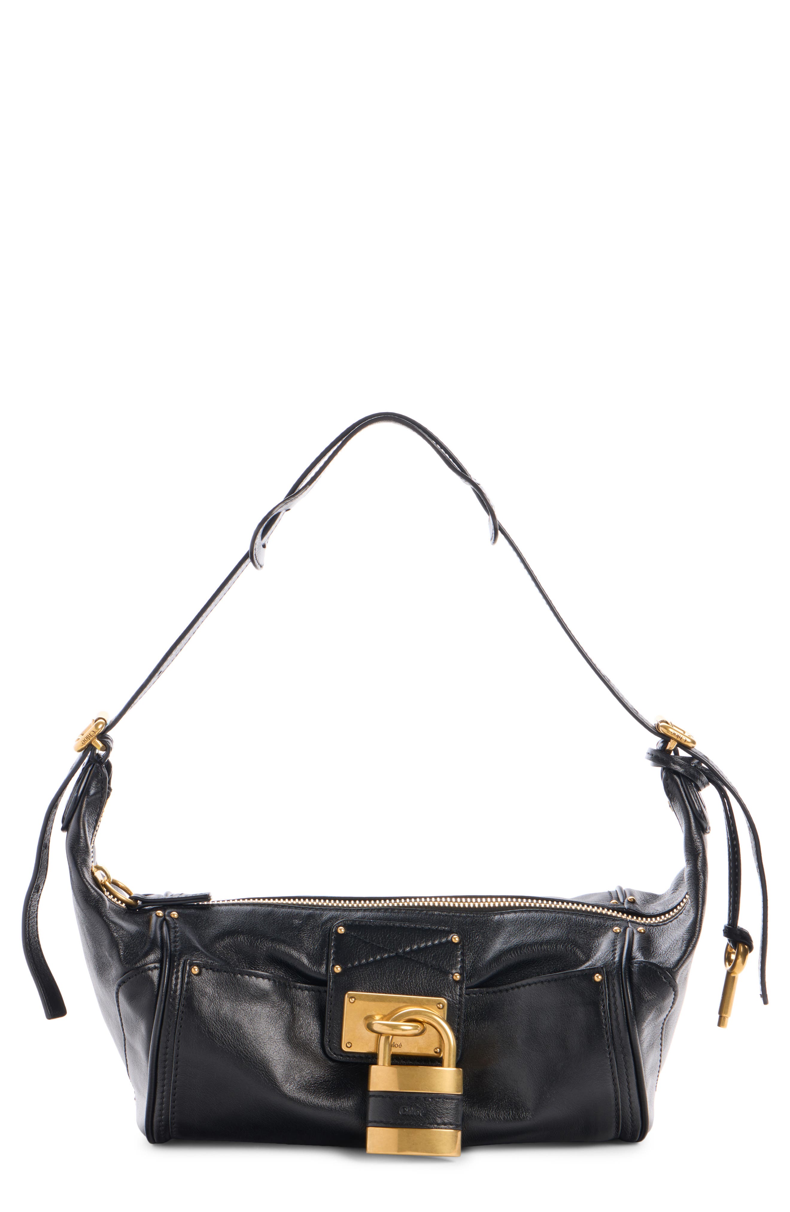 Chloé Paddington Leather Shoulder Bag, Main, color, 