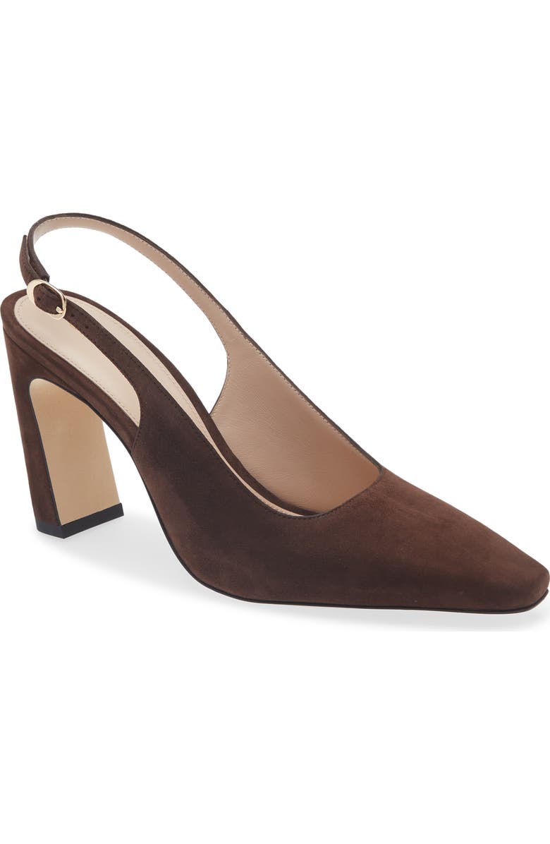 Stuart Weitzman Stassi Slingback Pump, Main, color, Walnut