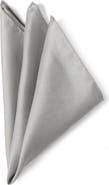 Cufflinks, Inc. Grey Silk Pocket Square