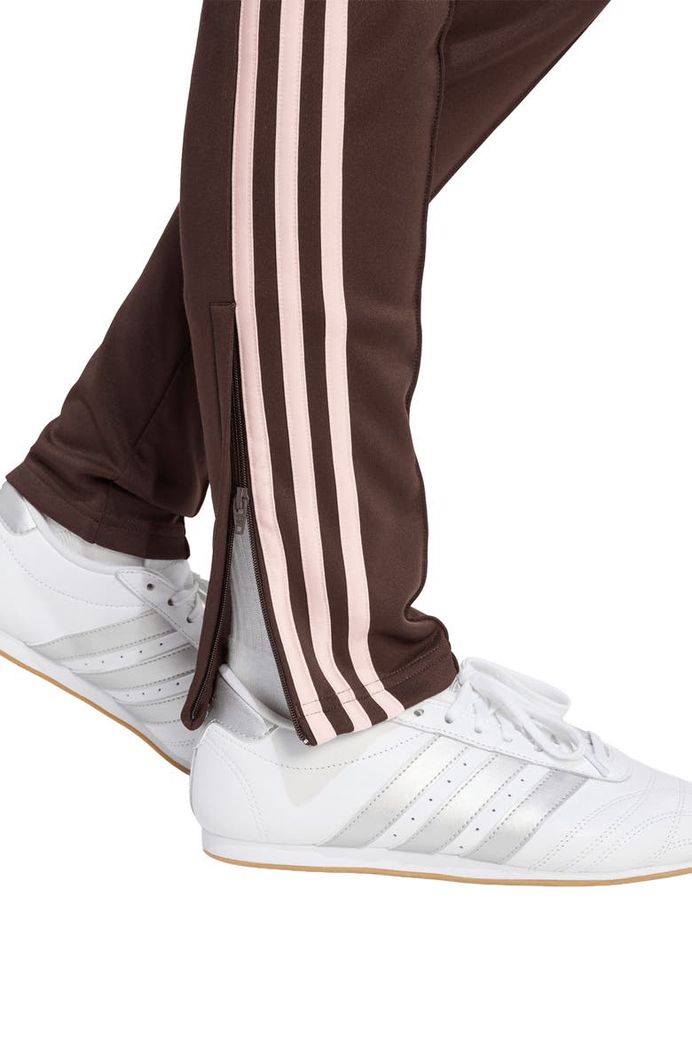 adidas Originals SST 3-Stripe Classic Track Pants, Alternate, color, Aurora Coffee/ Sandy Pink/