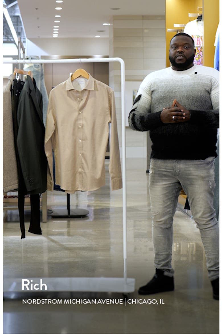 Adley Slim Fit Solid Dress Shirt video