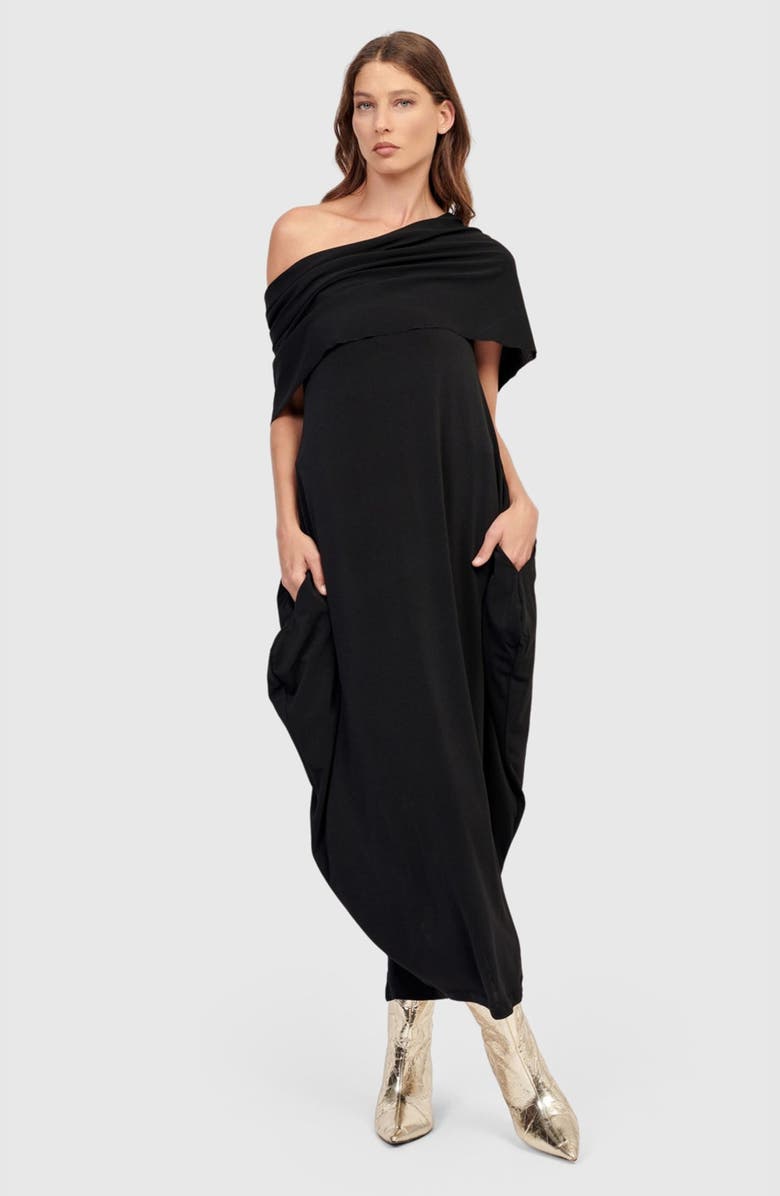 Alembika Savoir Maxi Dress, Main, color, Black