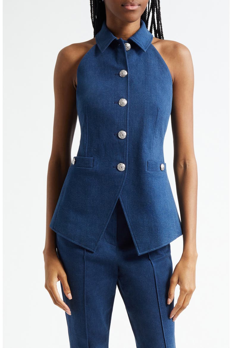 Orlinda Vest, Main, color, MOODY BLUE