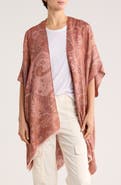 Vince Camuto Paisley Jacquard Topper