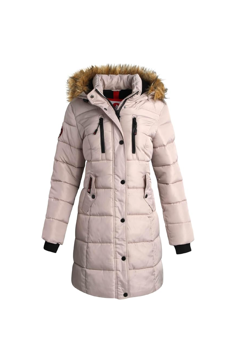 CANADA WEATHER GEAR Women's Heavyweight Long Parka Jacket, Alternate, color, Sand