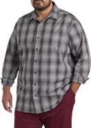 Synrgy by DXL Big & Tall Large Plaid Sport Shirt
