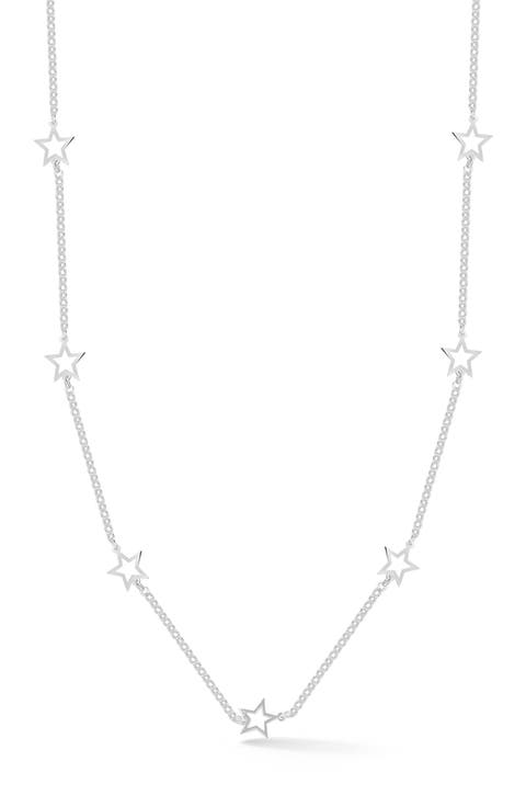 Glaze Jewelry Star Station Necklace