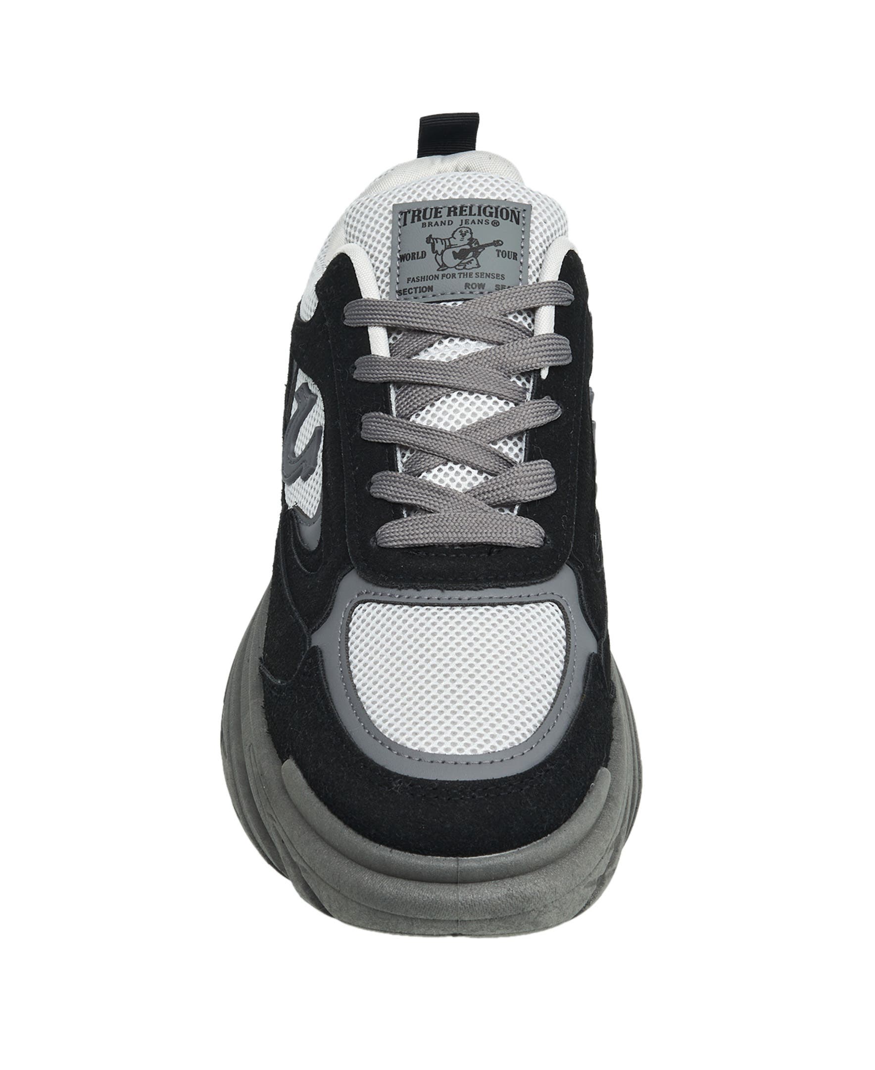 True Religion Cole Jogger Sneaker, Alternate, color, Black Gray