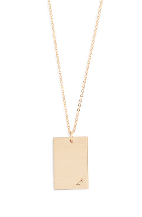 Goldie Zodiac Pendant Necklace