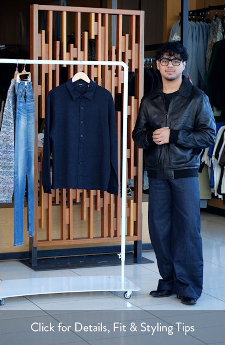 Herringbone Button-Up Shirt, sales video thumbnail