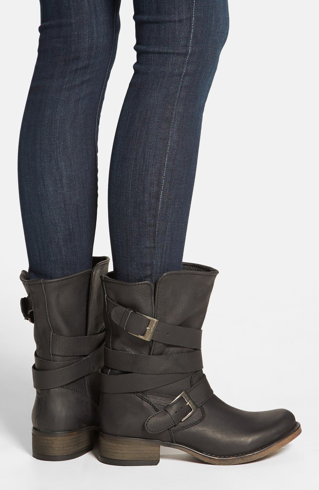 'Brewzzer' Boot, Alternate, color, BLACK LEATHER