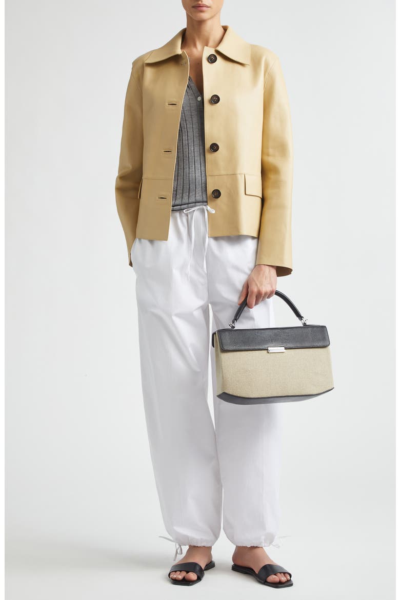 Organic Cotton Drawstring Trousers, Alternate, color, WHITE