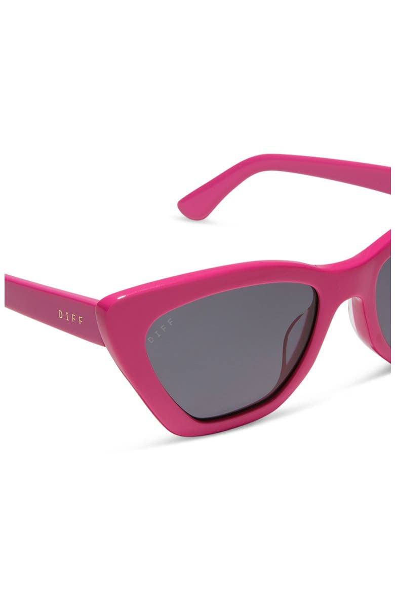 Camila 55mm Gradient Square Sunglasses, Alternate, color, GREY
