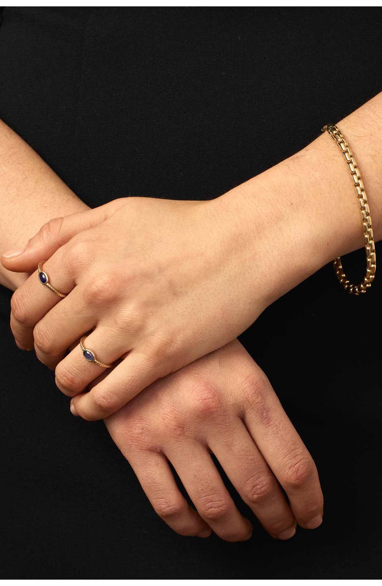 Oradina 14K Gold Heritage Stack Ring, Alternate, color,