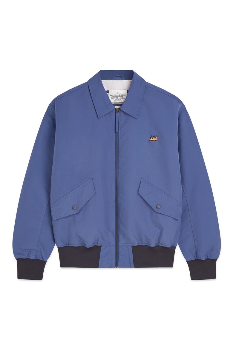x Basquiat Embroidered Souvenir Jacket, Alternate, color, OCEANA