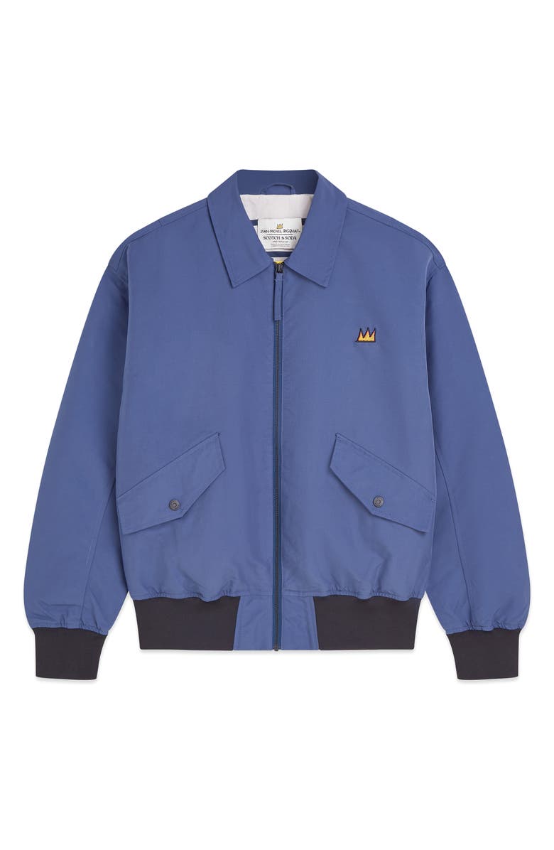 Scotch
Soda x Basquiat Embroidered Souvenir Jacket, Alternate, color, Oceana