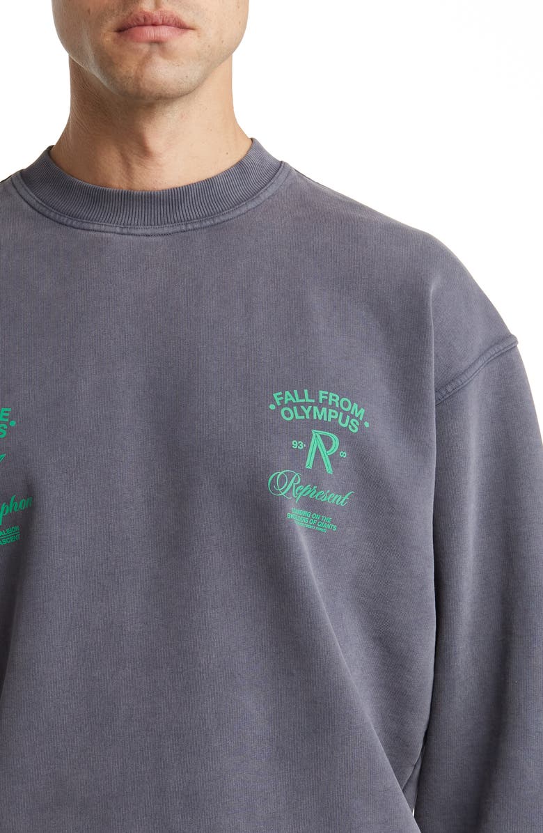Represent Fall from Olympus Sweatshirt, Alternate, color, 