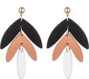 EYE CANDY LOS ANGELES Chevron Drop Earrings