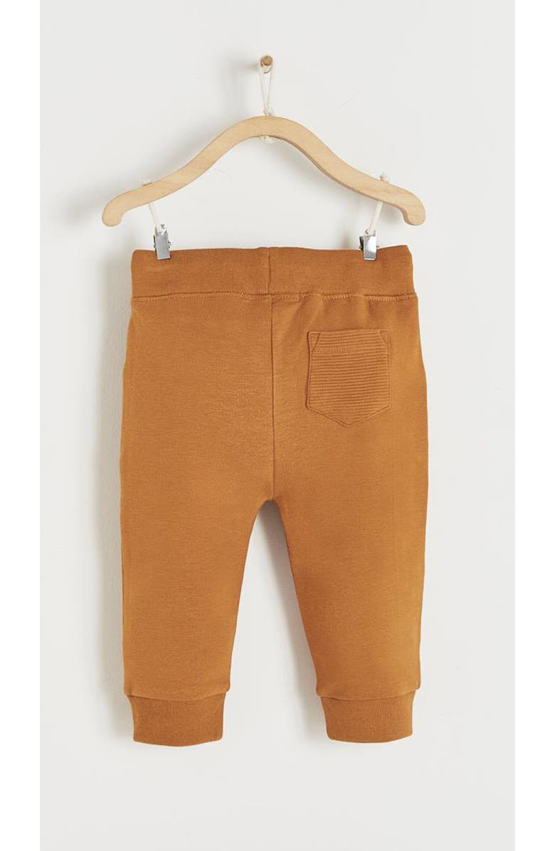 Babycottons Premium Cotton Merlin Printed Jogger For Infant, Alternate, color, Camel