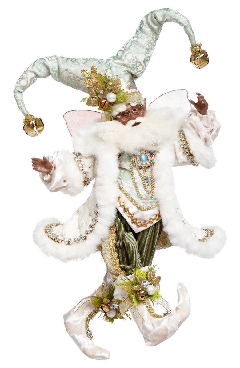 Mark Roberts African-American Joyeux Noel Fairy, Medium, Main, color, Mint Green