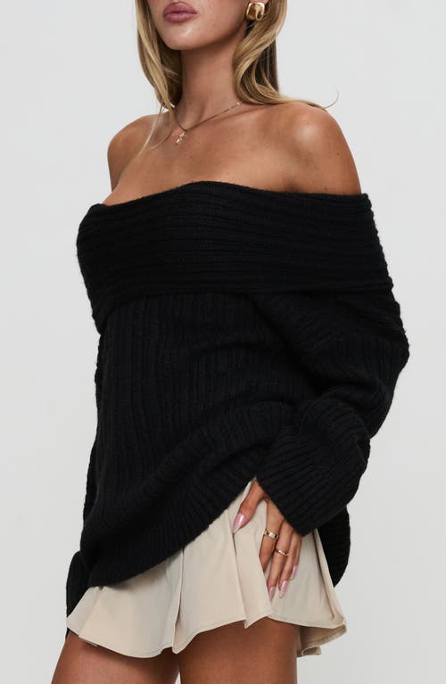 Princess Polly Snowie Off The Shoulder Sweater