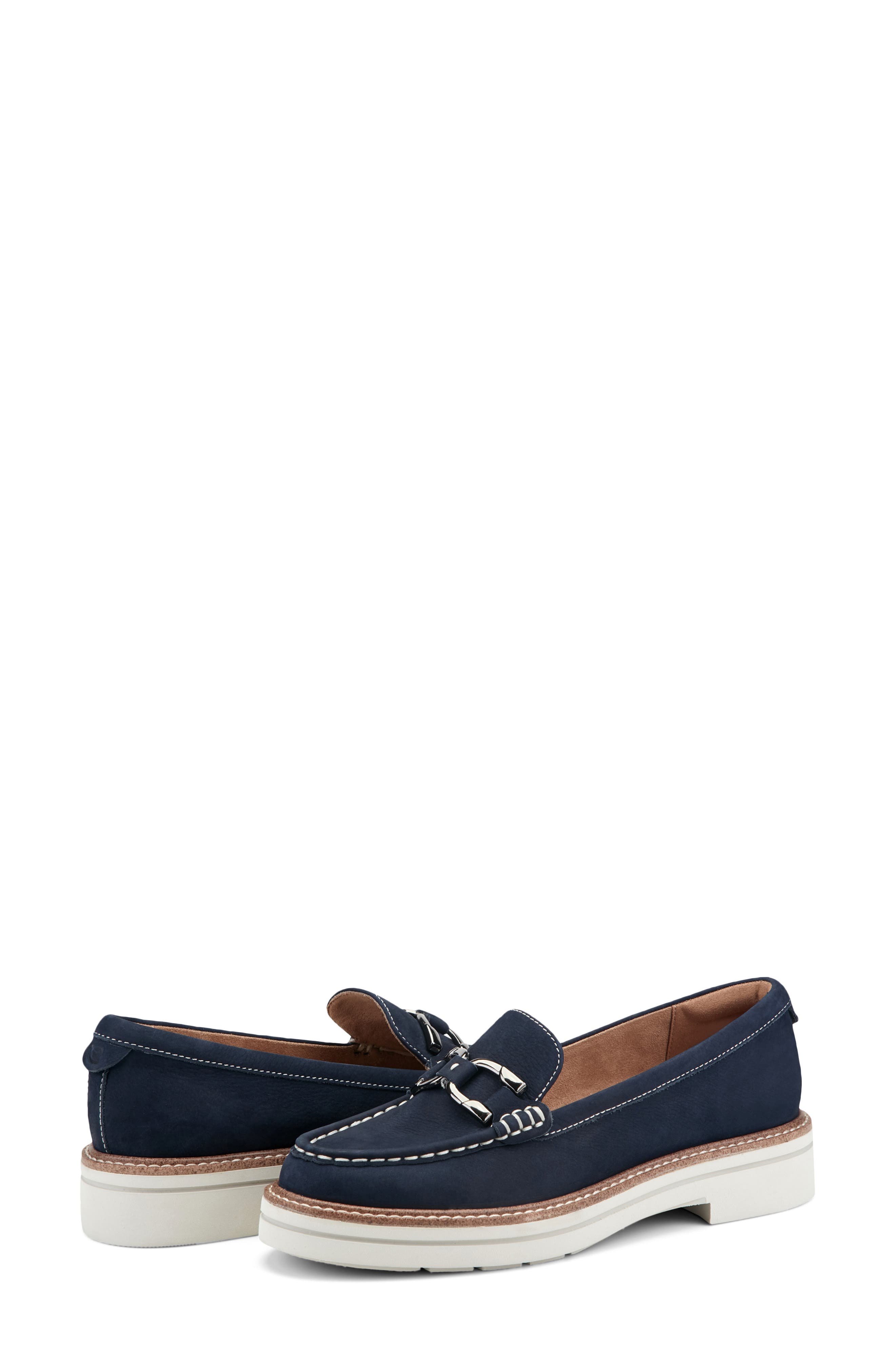 Easy Spirit Sezaira Loafer, Alternate, color, Dark Blue