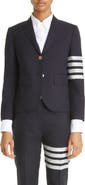 Thom Browne Stripe High Armhole Wool Sport Coat