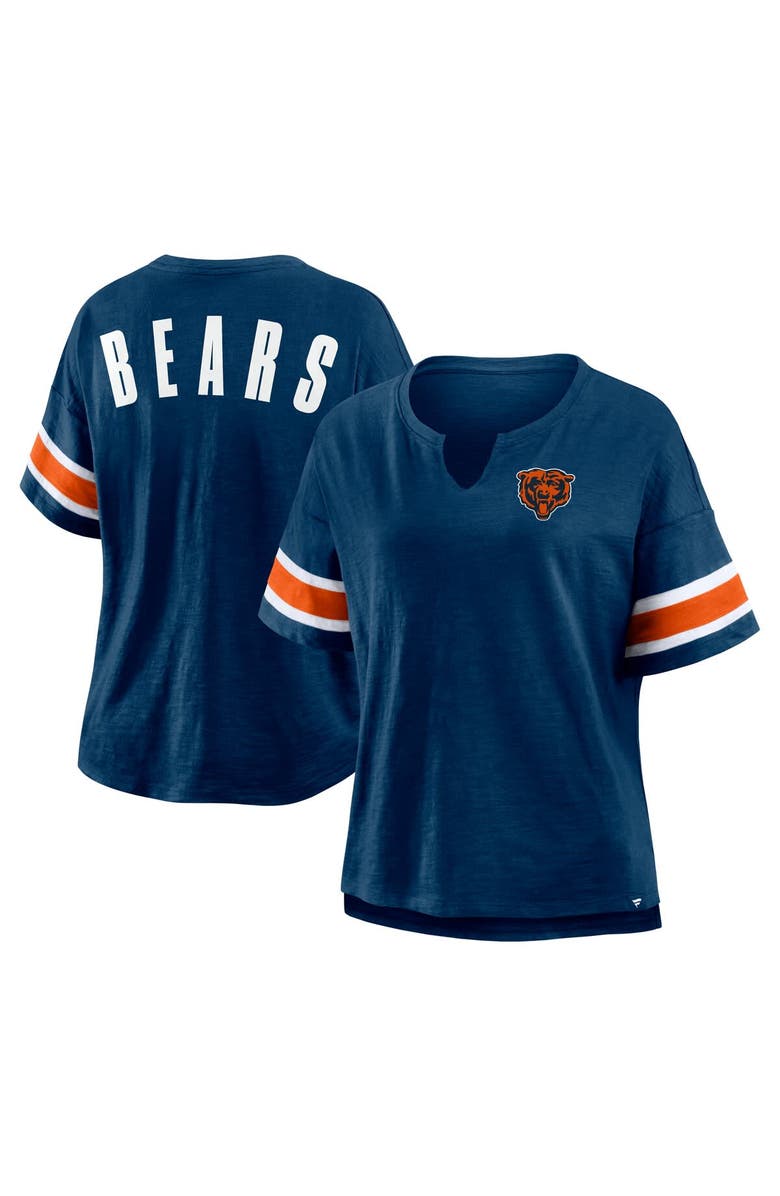 FANATICS Women's Fanatics Navy Chicago Bears Redzone Curl Route T-Shirt, Alternate, color, Navy