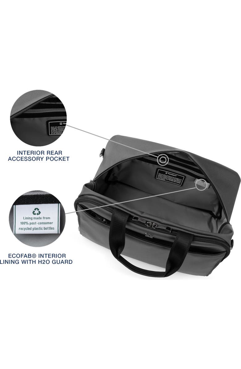 TRAVELPRO Crew Classic 2-Piece Set - Carry On 21-Inch Spinner & Underseat Travel Tote Bag, Alternate, color, Titanium Grey