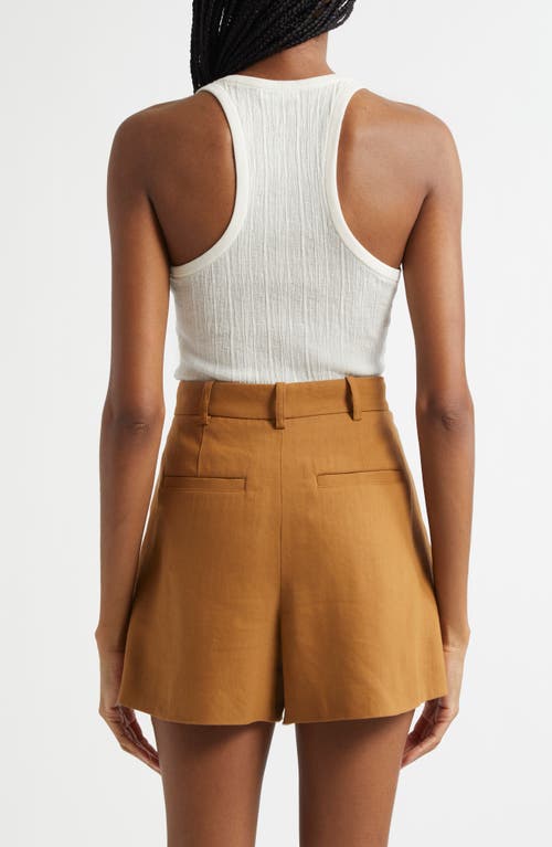 A.l.c . Iris Racerback Cotton Blend Tank In Bright White