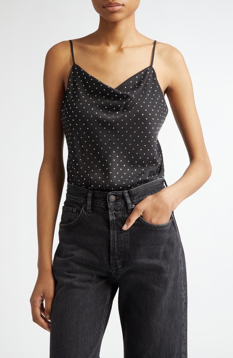 Cinq à Sept Marta Crystal Embellished Camisole, Main, color,