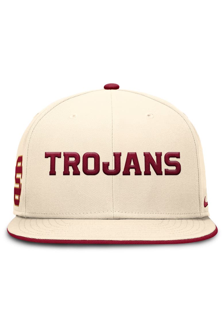 Men's Nike Natural USC Trojans 2026 Primetime Natural True Fitted Hat, Alternate, color, Natural