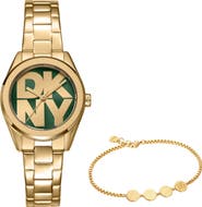 DKNY L 145 Bracelet Watch & Bracelet Set