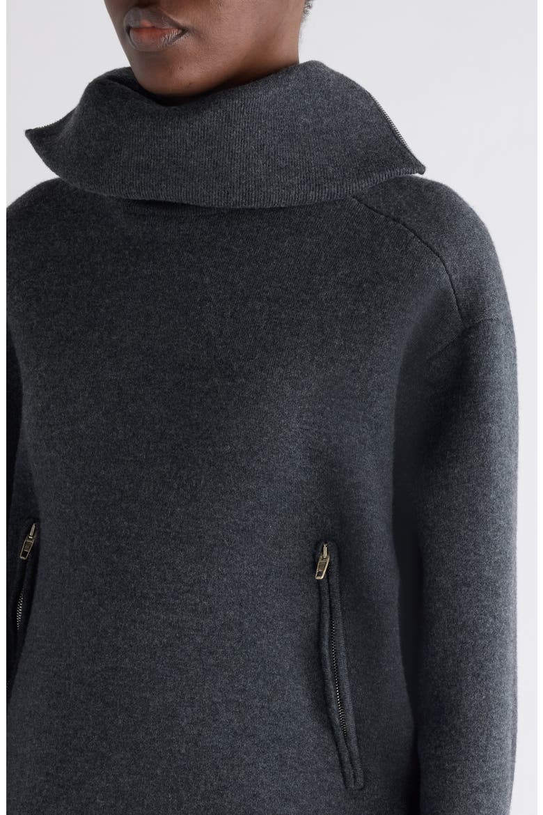 Back to Front Wool Sweater, Alternate, color, 8519 DARK HEATHER GREY