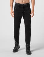 PHILIPP PLEIN Denim Jogging Trousers Basic Men