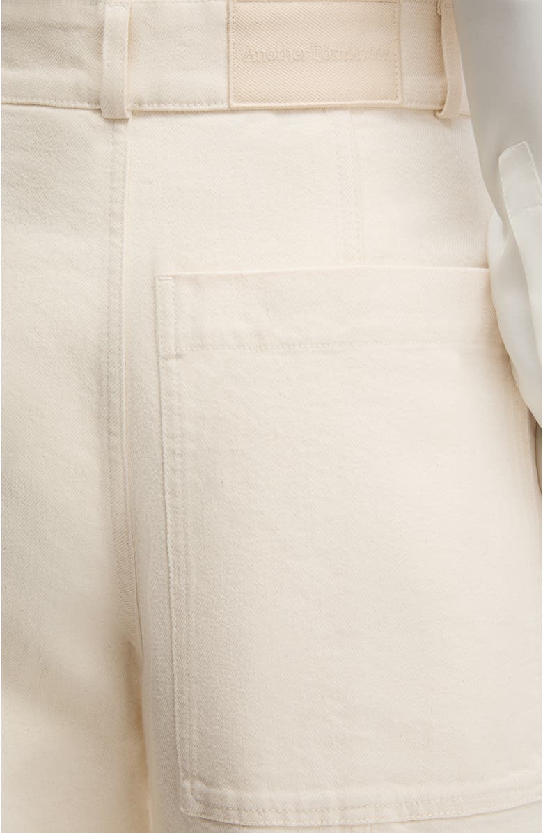 Another Tomorrow Denim Cuff Pant, Alternate, color, Ecru