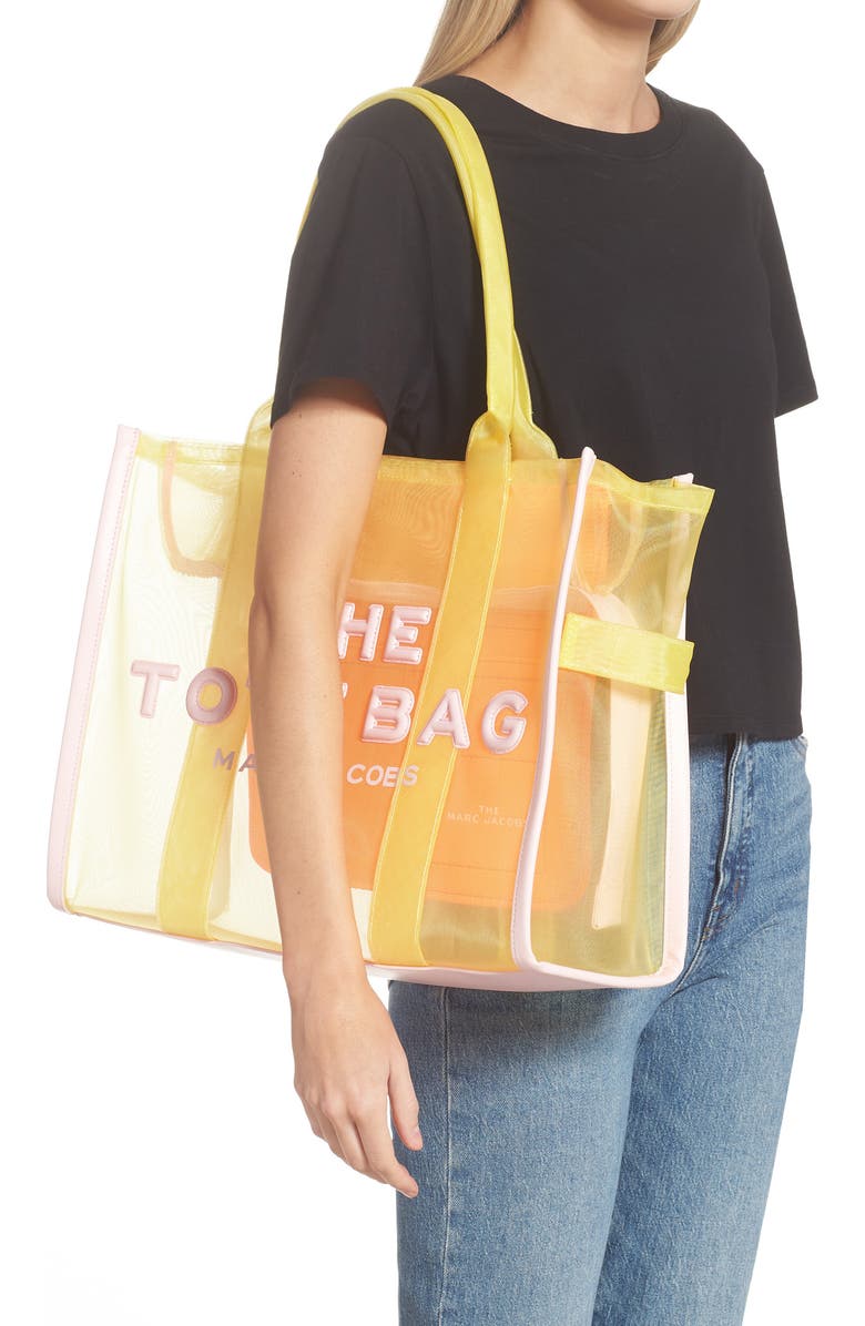 Marc Jacobs The Large Traveler Mesh Tote, Alternate, color,