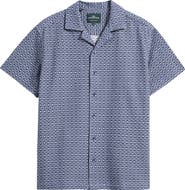 Rodd & Gunn Knightsbridge Geometric Embroidery Cotton Camp Shirt