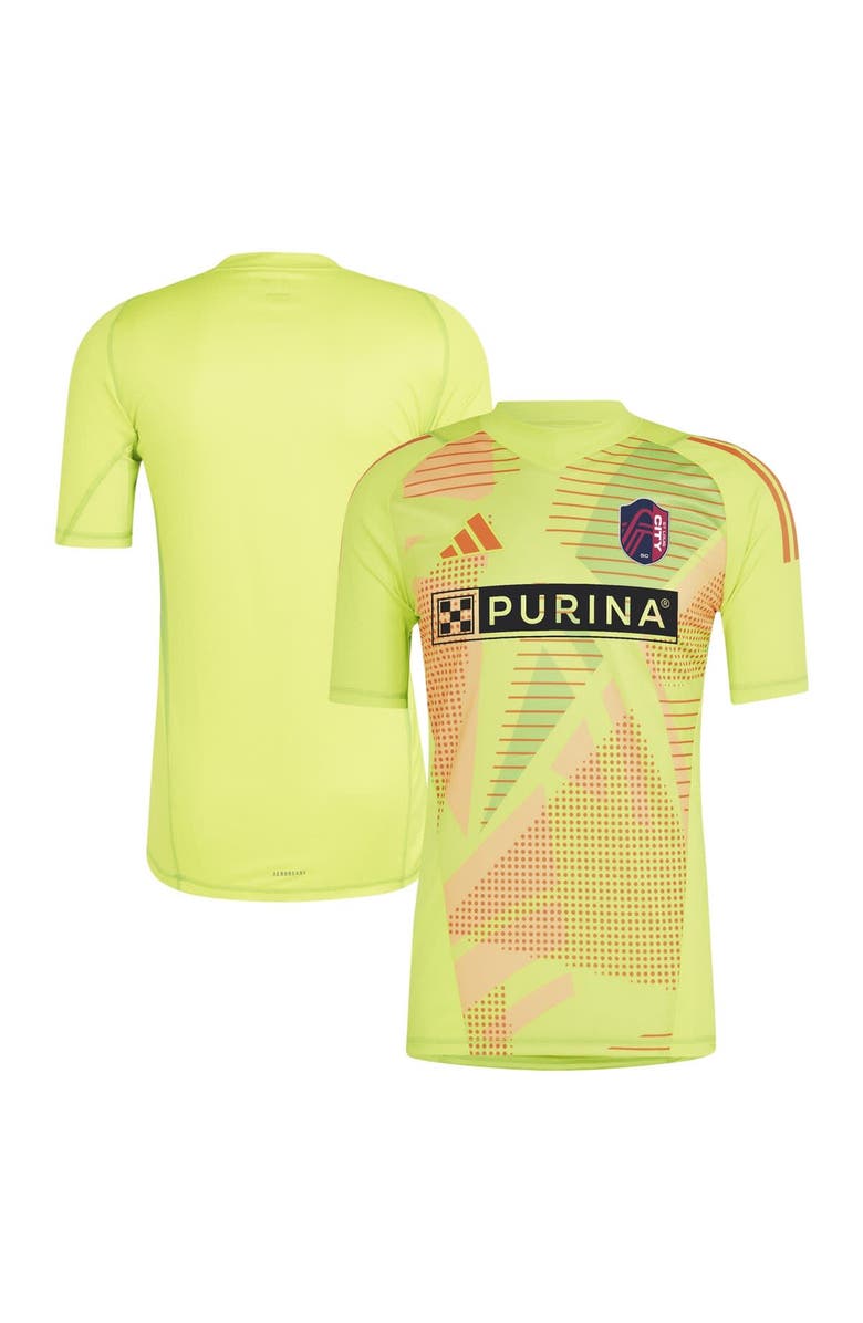 adidas Men's adidas Yellow St. Louis City SC 2024 Goalkeeper Jersey, Main, color, Yellow
