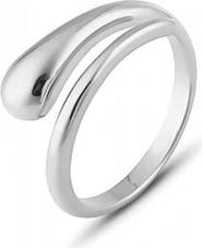 Spero London Signature Sterling Silver Stacking Snake Ring